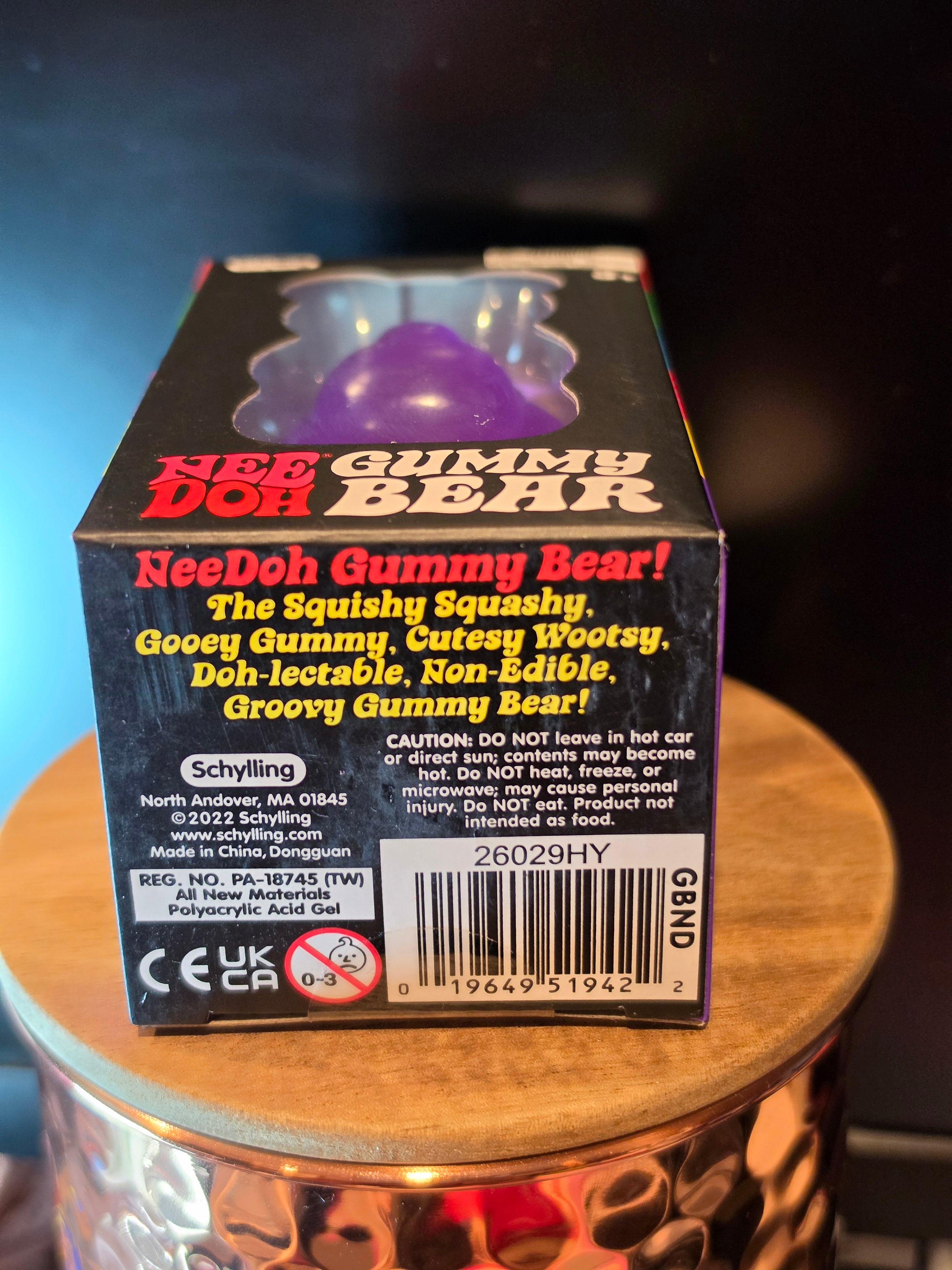 Needoh Gummy Bear (Purple)